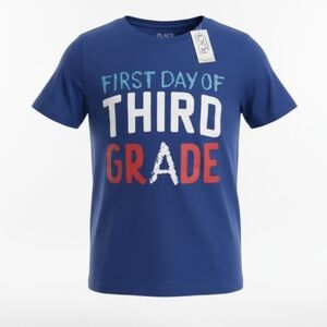 Children's Place Kids "First Day Of Third Grade" Unisex size S
